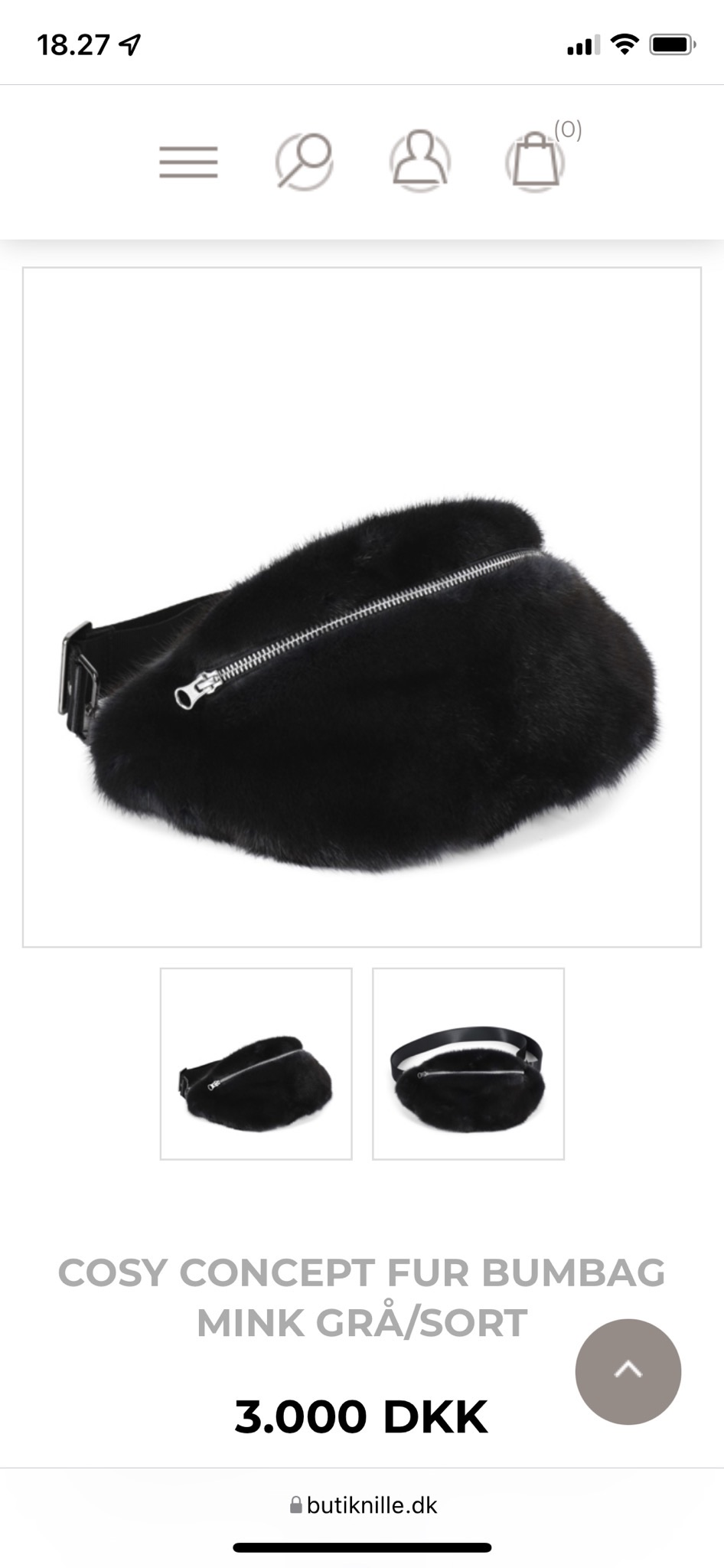 Cosy concept best sale fur bumbag