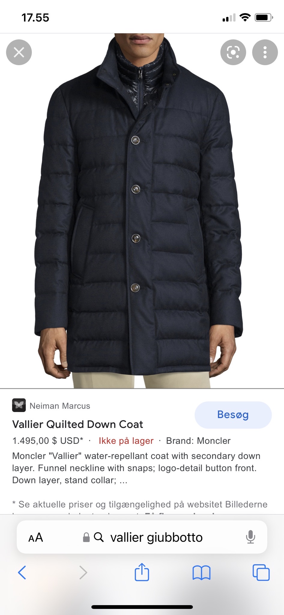 Moncler vallier cheap