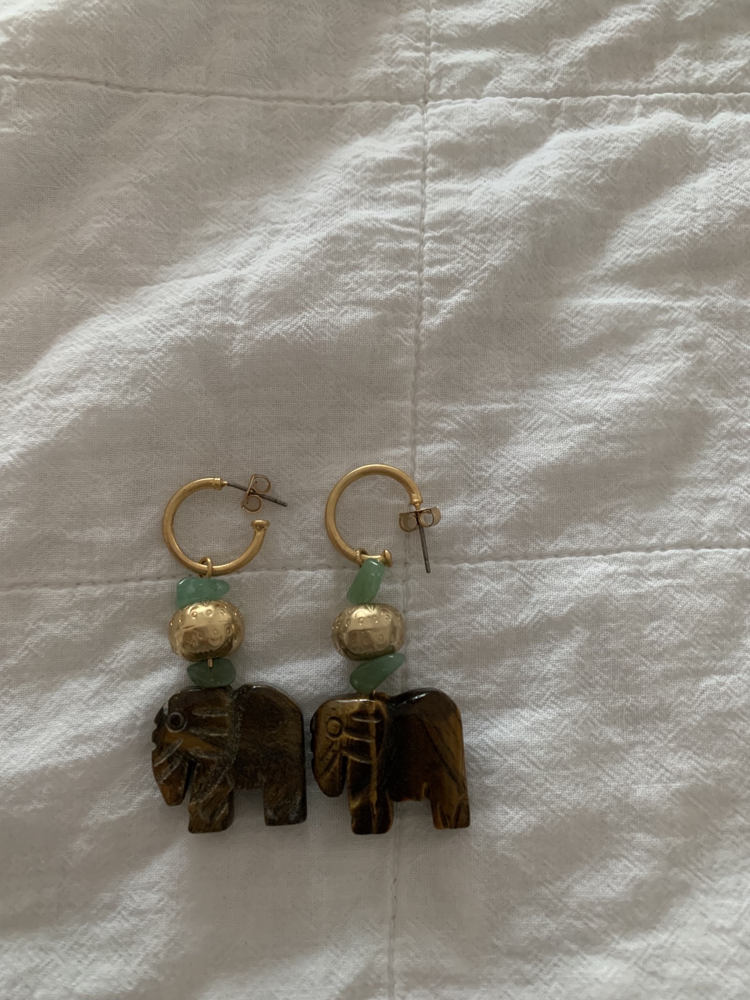 Zara elephant store earrings