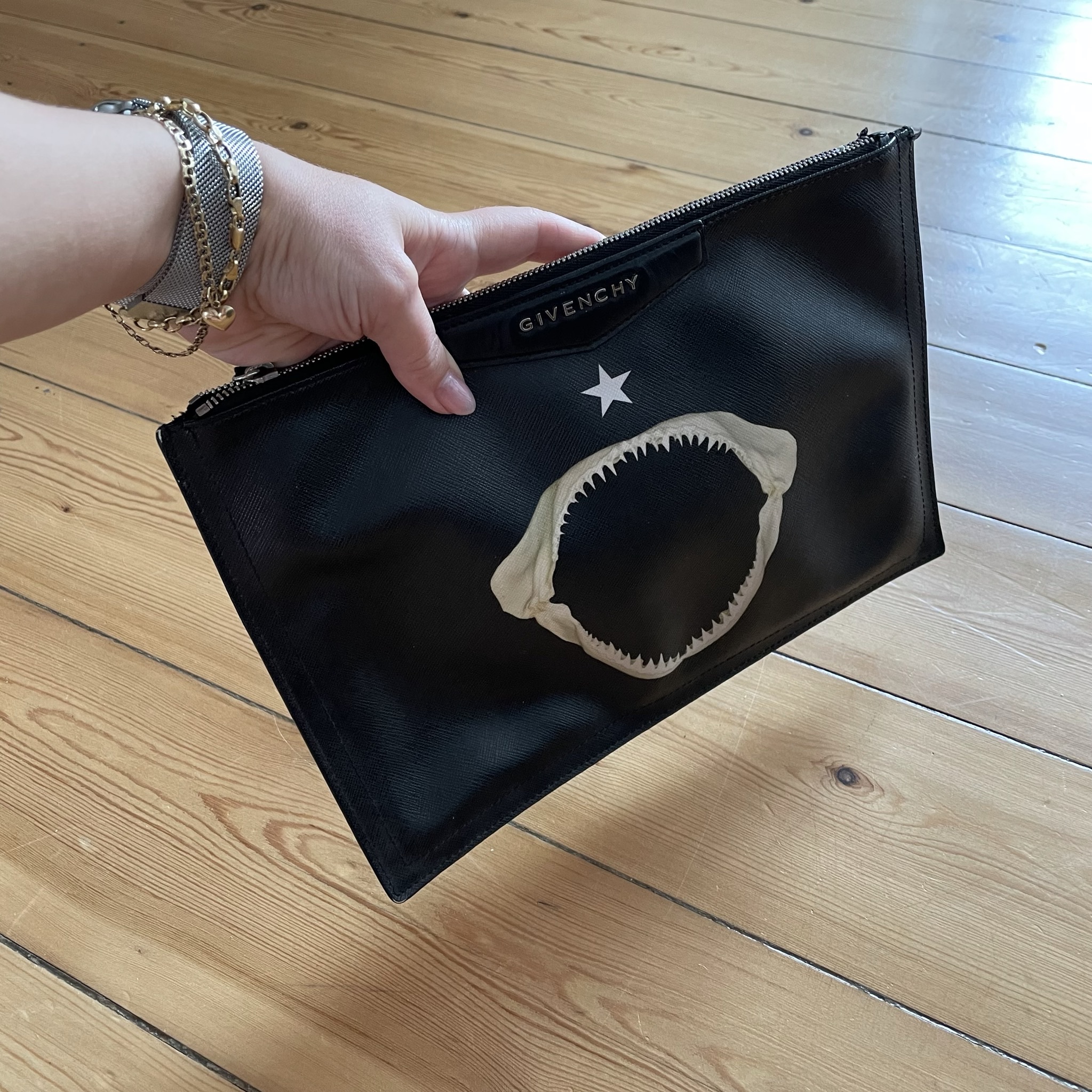 Givenchy sales shark clutch