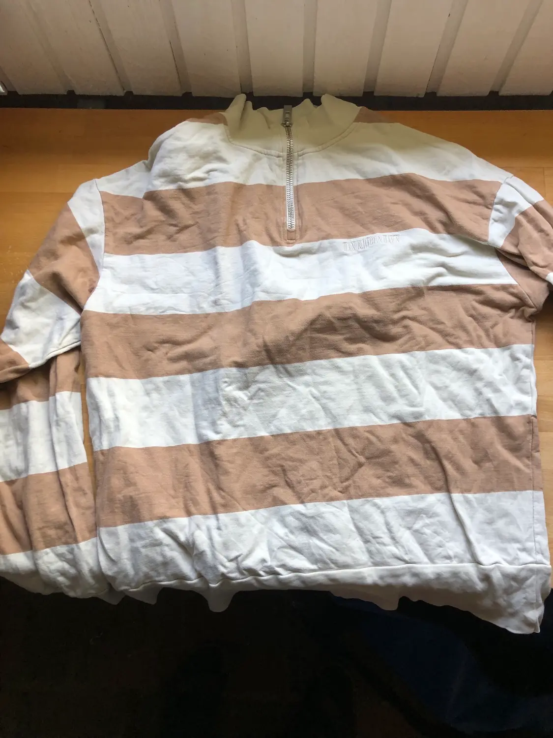 Urban outfitters gotcha on sale striped collared sweatshirt