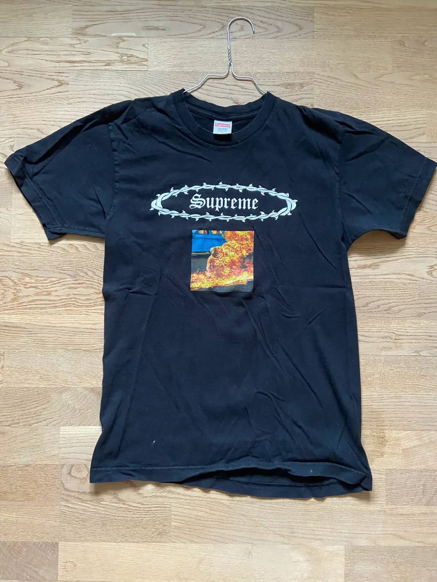 Supreme burning clearance monk tee