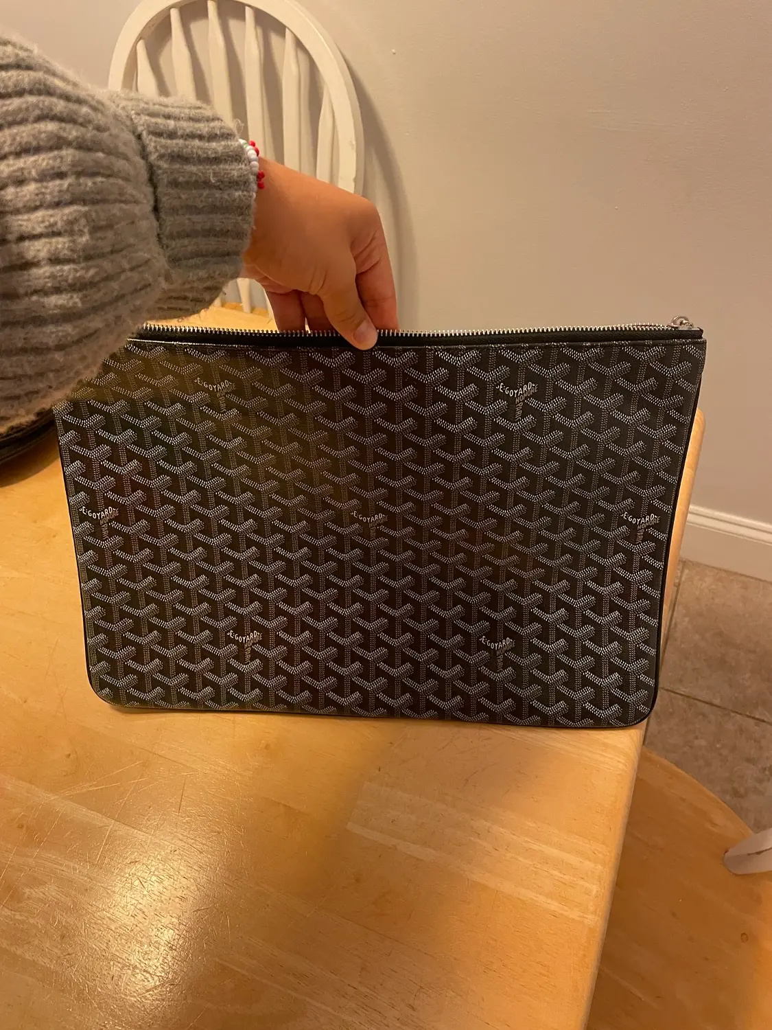 Goyard computer sleeve sale