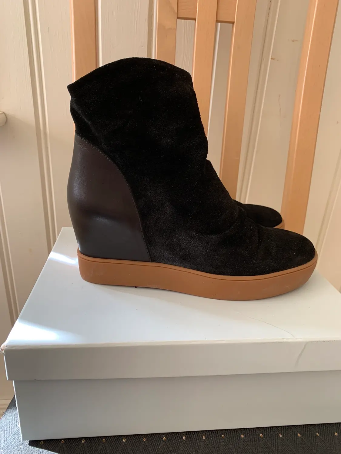 Shoe the bear outlet trish wedge booties