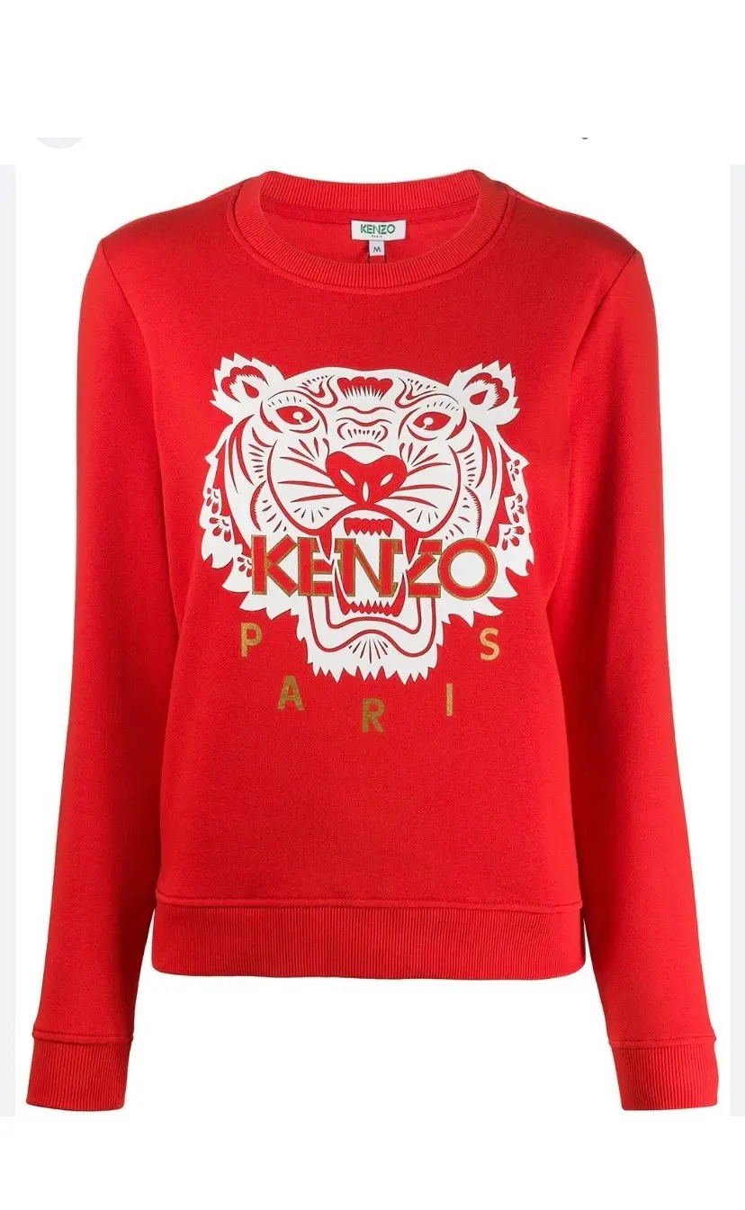 Kenzo sweatshirt outlet rød