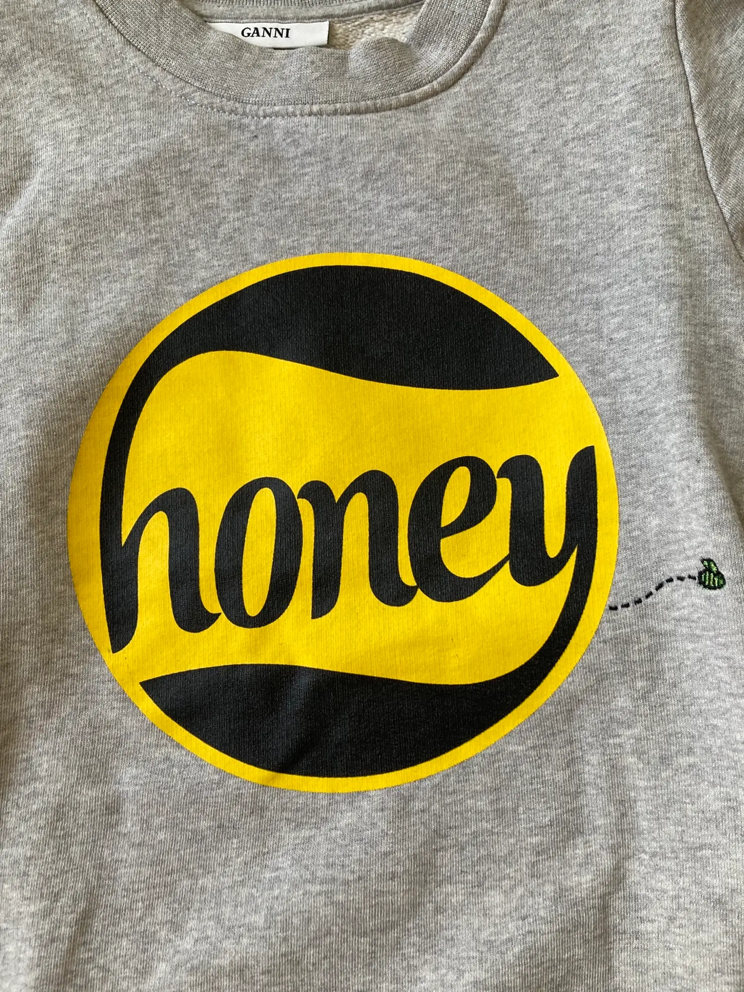 Ganni honey outlet sweatshirt