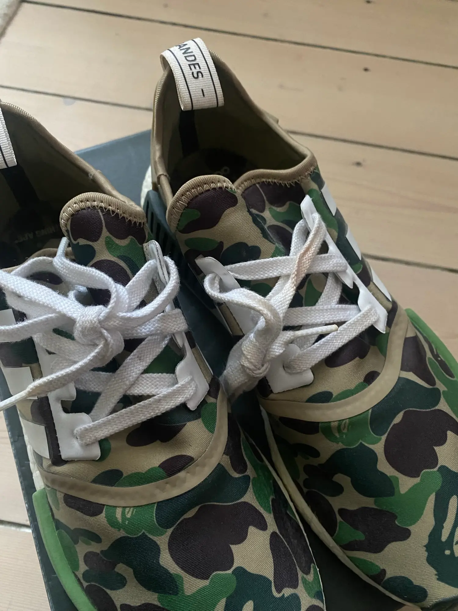 Bape hot sale nmd fake