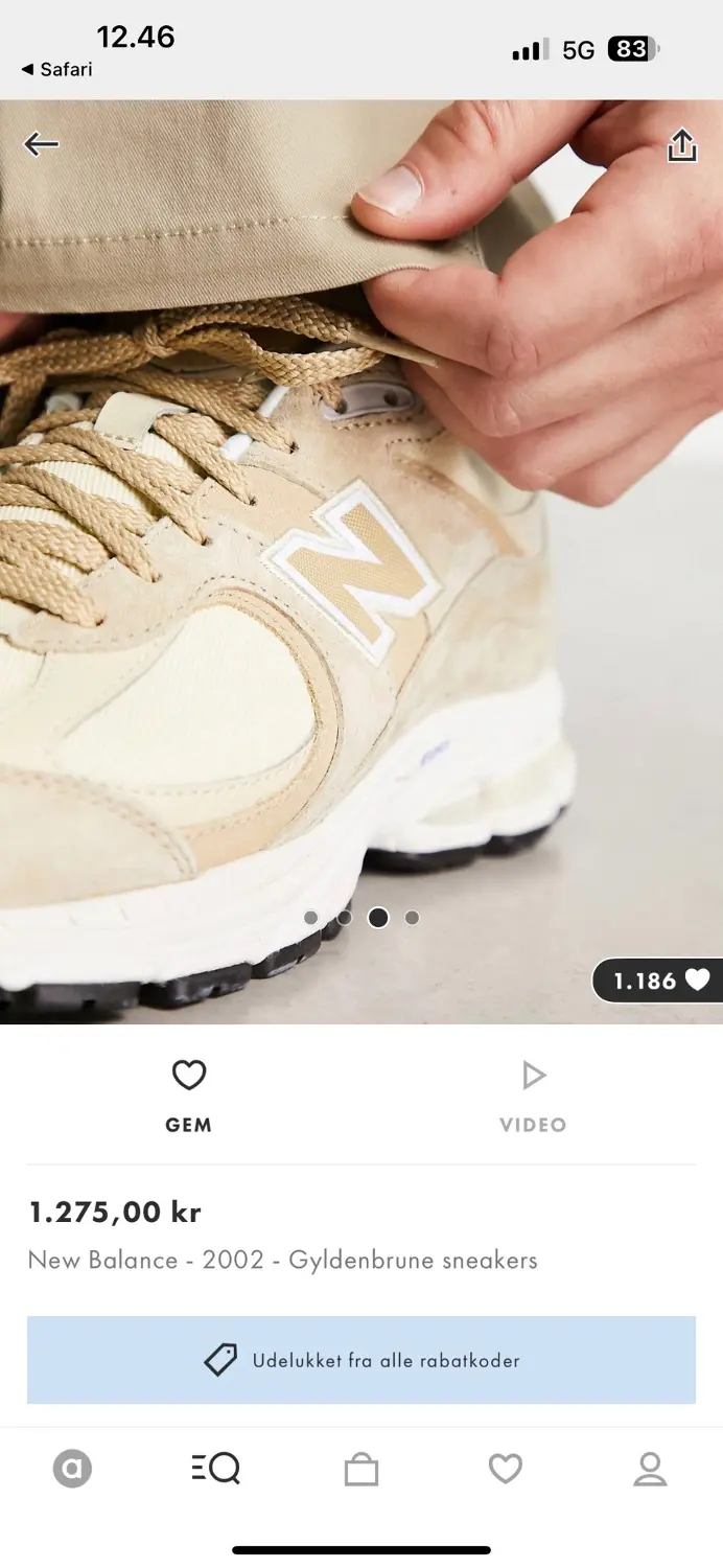 Sneakers i Beige til Sko st vler New Balance