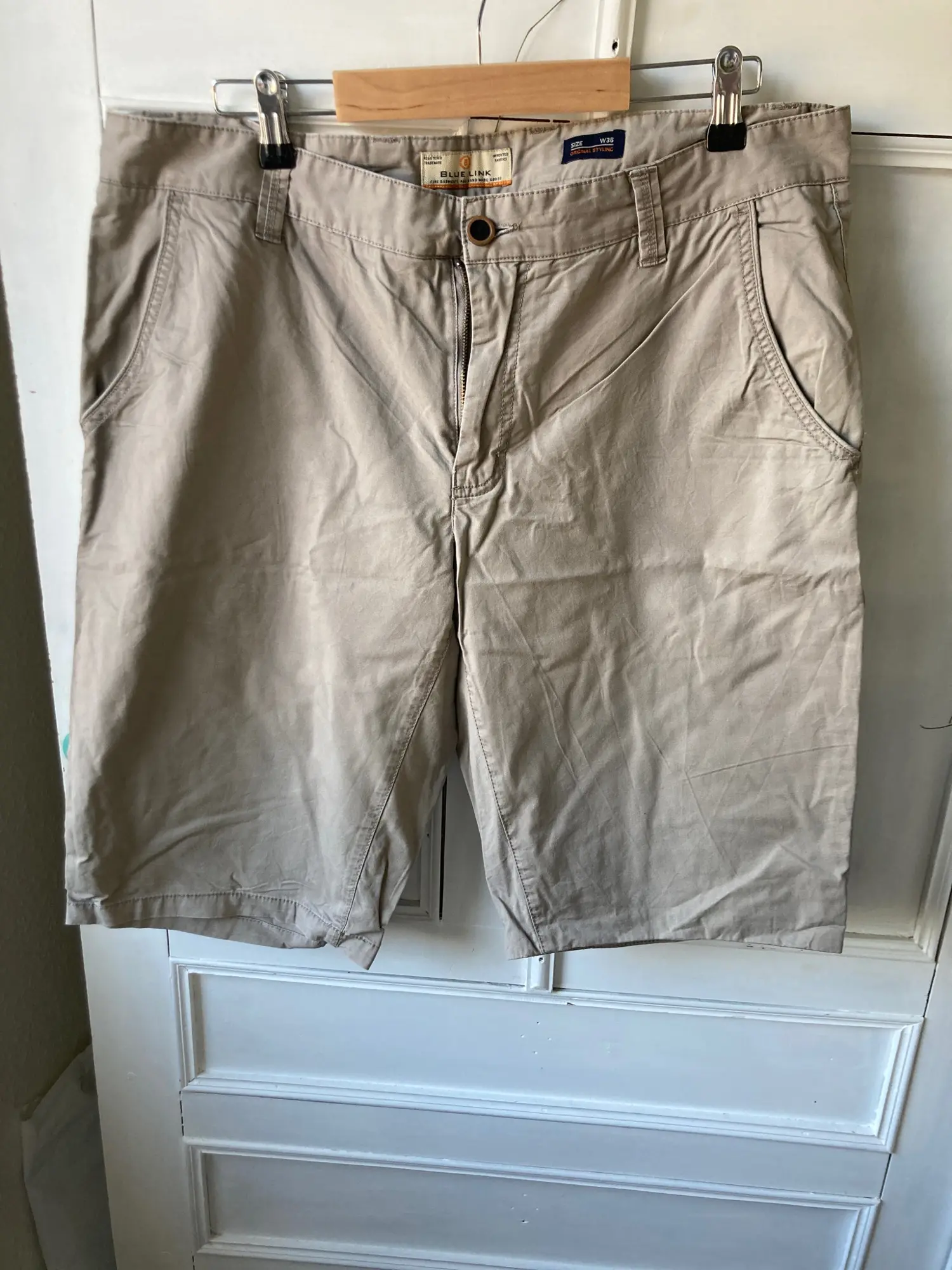 Blue link shorts shop