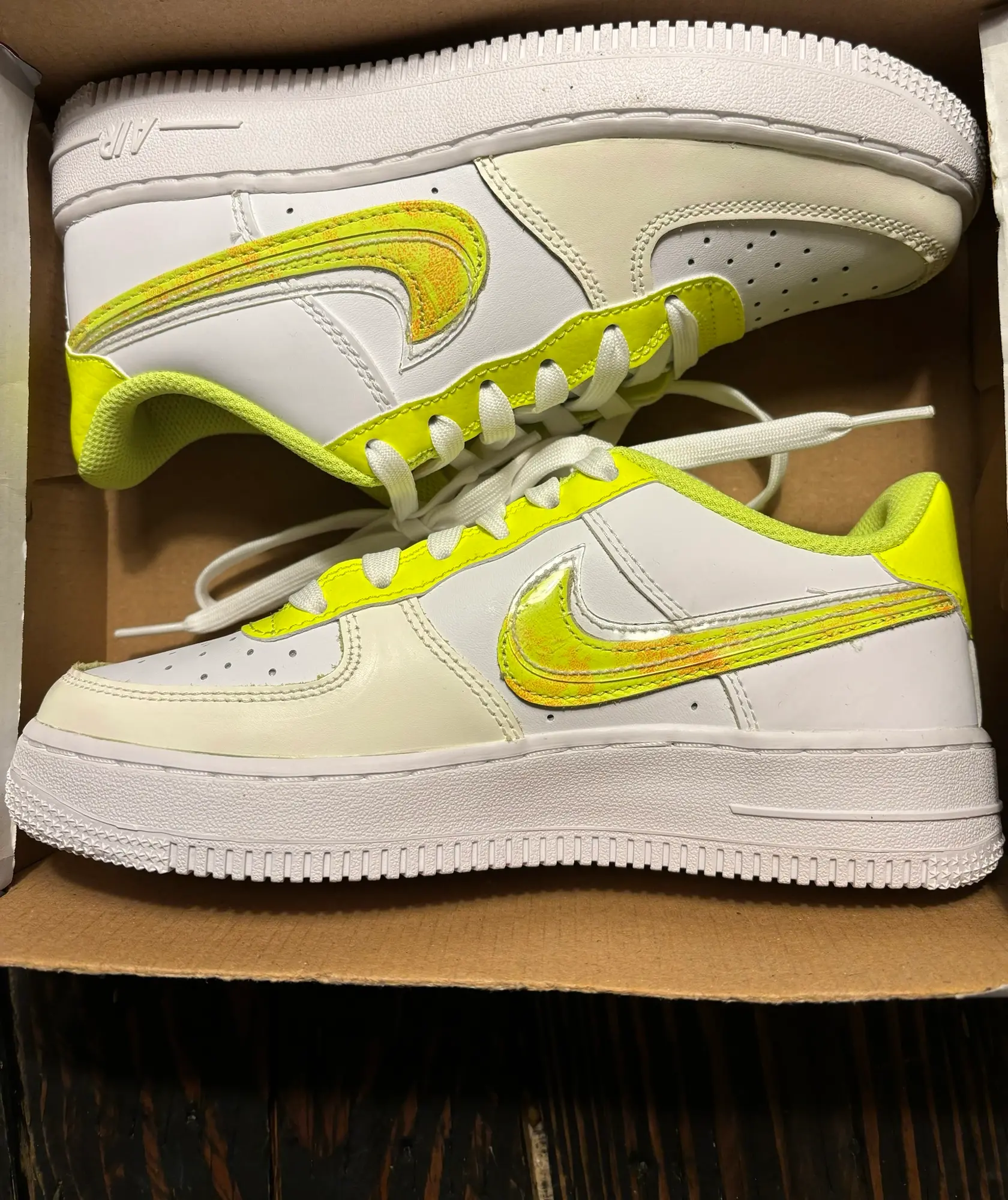 Air force 1 shadow jaune online fluo