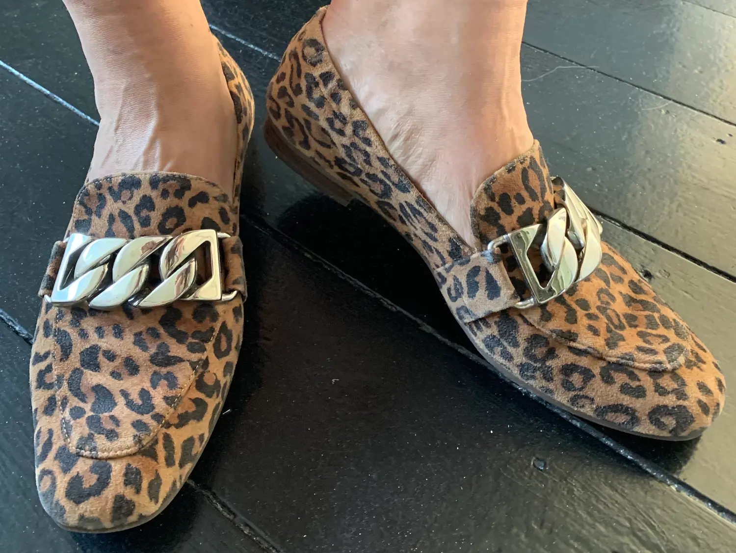 Billi bi hot sale loafers leopard